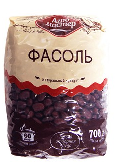 Крупа АГРО МАСТЕР 700гр Фасоль красная ГОСТ 1/10шт