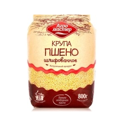 Крупа АГРО МАСТЕР 800гр Пшено в/с ГОСТ 1/10шт