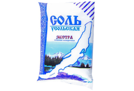 Соль Усольская 1кг Экстра 1/20шт