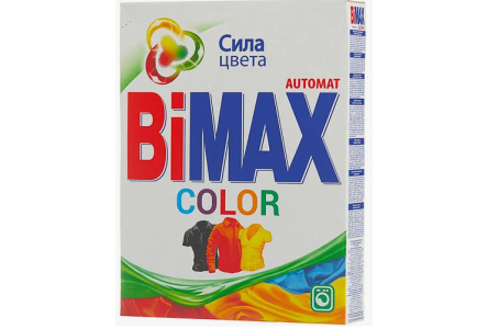 Порошок стиральный автомат BIMAX 400гр Color 1/24шт