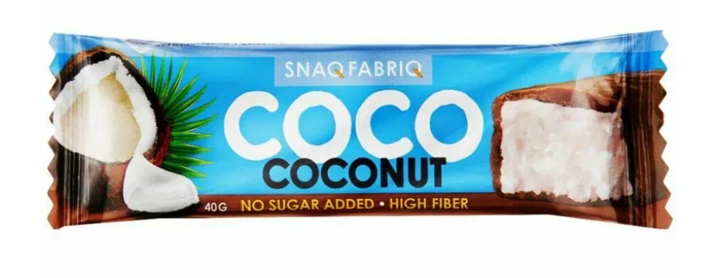 Батончик SNAQ FABRIQ 40гр Кокос 1/30шт