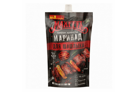 Маринад МАХЕЕВЪ 300гр Традиционный для шашлыка  дой-пак 1/16шт
