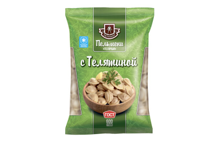 Пельмени РАТИМИР 600гр Телятина 1/20шт