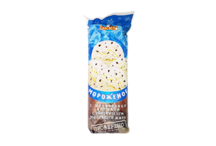 Мороженое СЛАСТЕНА 500гр Классическое с шоколадной крошкой 1/16шт