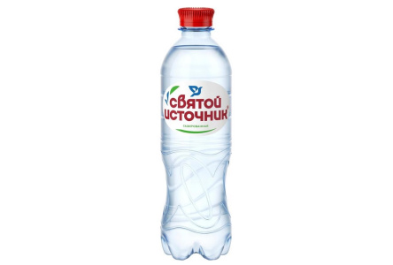 Вода питьевая СВЯТОЙ ИСТОЧНИК 0,5л газ ПЭТ 1/12шт