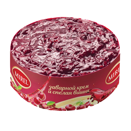 Торт MIREL 700гр Спелая вишня 1/6шт