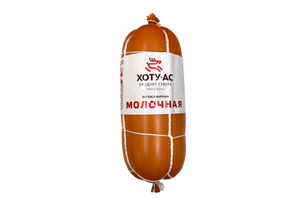 Колбаса вареная ХОТУ-АС 500гр Молочная Традиция кат Б п/а красная 1/1шт
