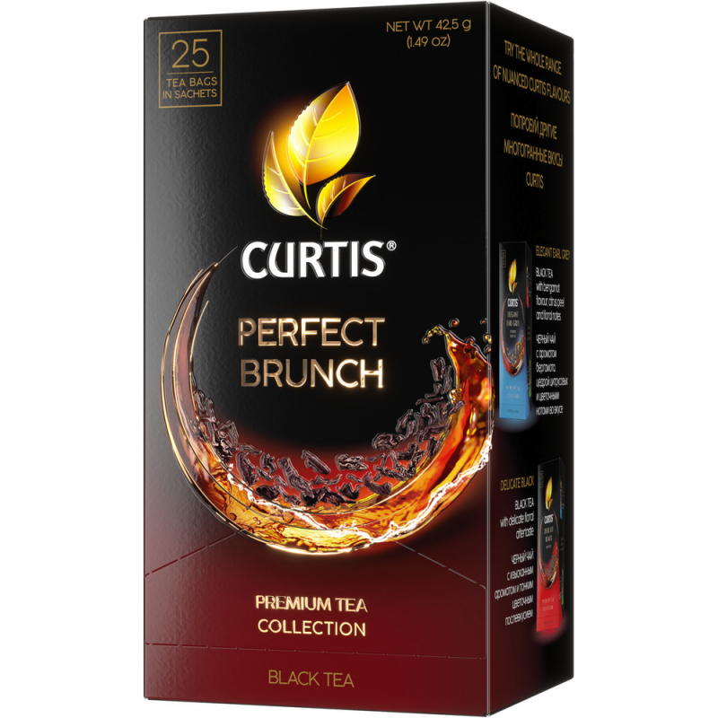 Чай черный в пакетиках CURTIS 25*1,7гр Perfect Brunch байховый 1/12шт