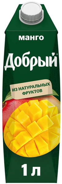Сок/Нектар ДОБРЫЙ 1л Манго 1/12шт