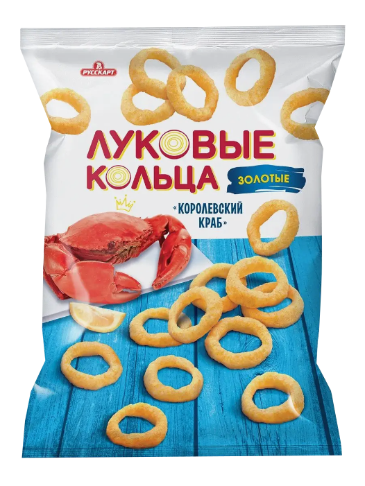 Луковые кольца ЗОЛОТЫЕ 100г Краб 1/12шт