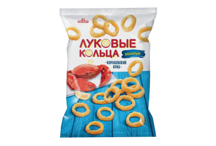 Луковые кольца ЗОЛОТЫЕ 100г Краб 1/12шт