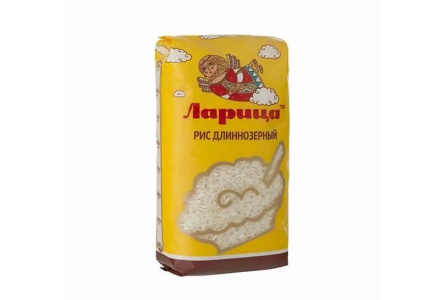 Крупа ЛАРИЦА 800гр Рис длиннозерный пропаренный ТУ 1/10шт