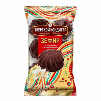 Зефир СЛАВКОНД 205гр Ваниль 1/15шт коррекс