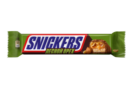 Шоколадный батончик SNICKERS 81гр Лесной орех 1/32шт