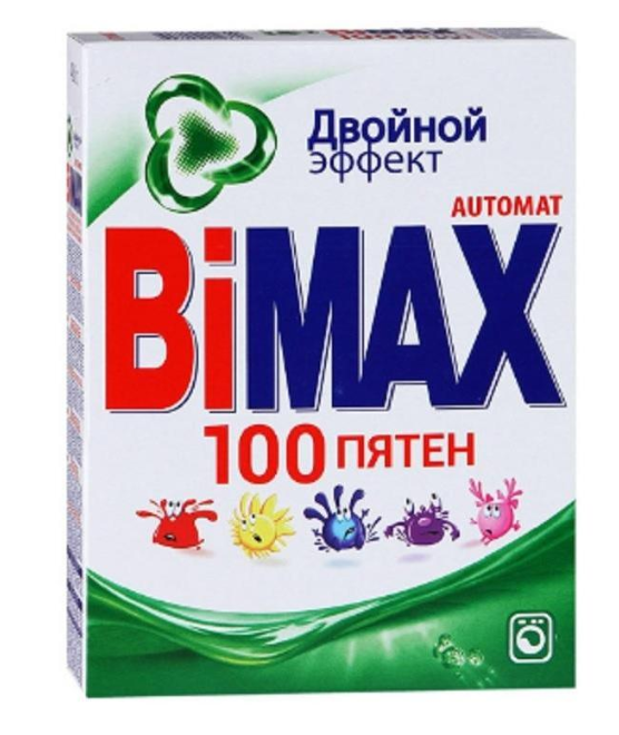 Порошок стиральный BIMAX 400гр Автомат 100 пятен 1/24шт