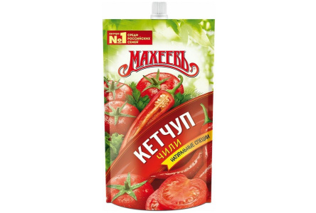 Кетчуп МАХЕЕВЪ 300гр Чили дой-пак 1/16шт