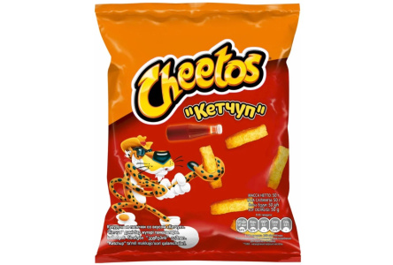 Чипсы CHEETOS 50гр Кетчуп 1/24шт