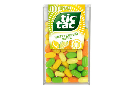 Драже TIC TAC 49гр Цитрус 1/24шт