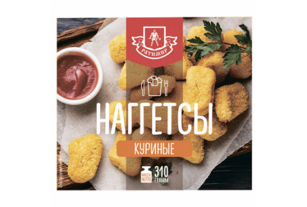 Наггетсы РАТИМИР 310гр Филе куриное 1/6шт